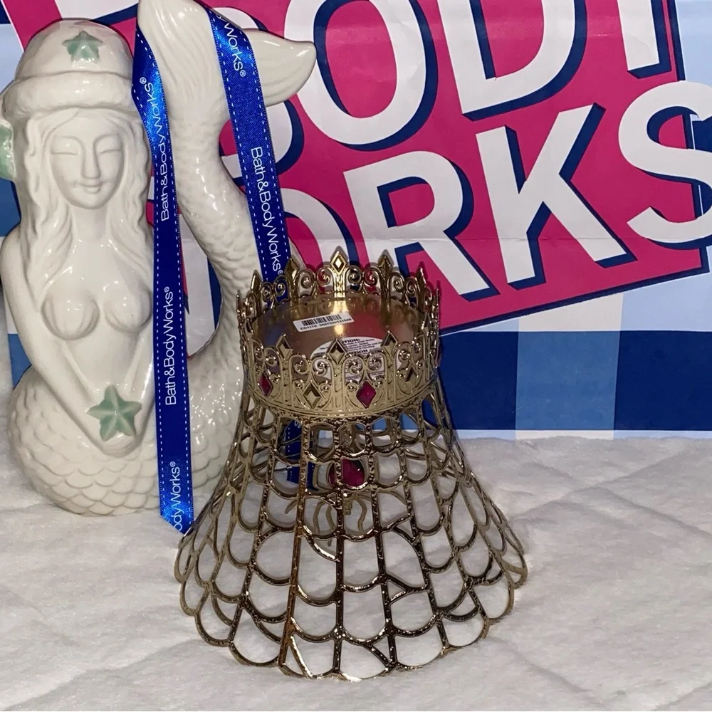 BATH AND BODY WORKS SPIDER WEB SINGLE WICK CANDLE HODLER